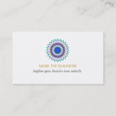 ロータスロゴウェルネスヒーリングアーツヘルス 名刺 (裏面)