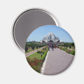 ロータス寺院のパス マグネット (正面/裏面)