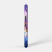 ロータス白熱［赤熱］光を放つマンダラ電話ケース SAMSUNG GALAXYケース (右側面)