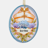 ロータス看護キャップ セラミックオーナメント (右)