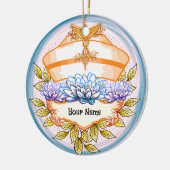 ロータス看護キャップ セラミックオーナメント (左)