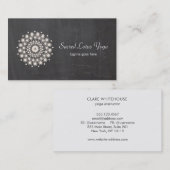 ロータス素朴マンダラヨガ 名刺 (正面/裏面)