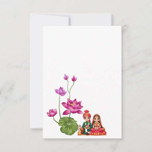 ロータス結婚ズ 出欠カード (正面)