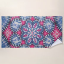 ロータス絞り染め