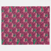 ロータス絵文字2 フリースブランケット (正面(横))