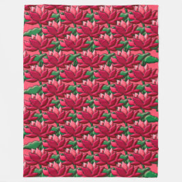 ロータス絵文字 フリースブランケット