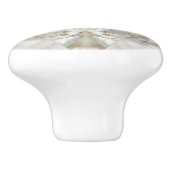 ロータス聖幾何学にメタトロンの立方体 セラミックノブ (側面)