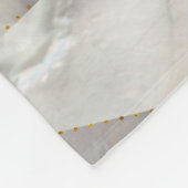 ロータス聖幾何学にメタトロンの立方体 フリースブランケット (角)