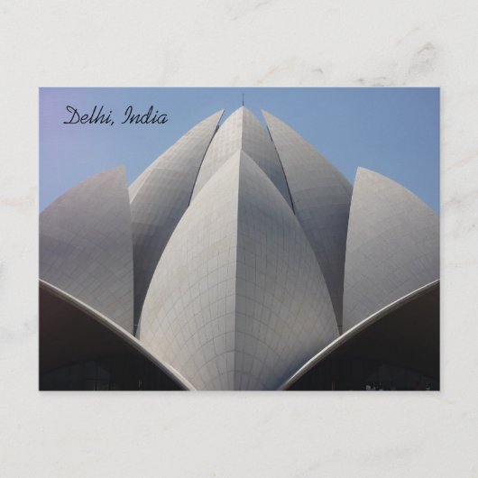 ロータス花びら ポストカード (正面)