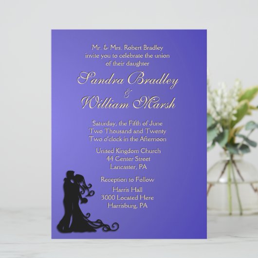 ロータス花嫁 招待状 (スタンド正面)