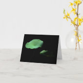 ロータス葉 カード (黄色い花)