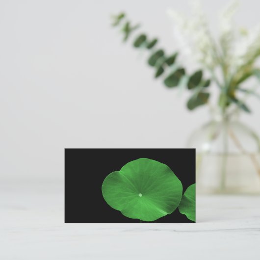 ロータス葉 名刺 (スタンド正面)