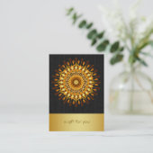 ロータス金ゴールドサロンとスパギフト券 割引カード (スタンド正面)