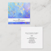 *~*ロータス金ゴールドパステル星雲銀河系AP3 スクエア名刺 (正面/裏面)