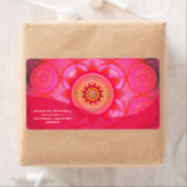 ロータス開花PInkマンダラ ラベル (インサイチュ)