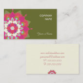 ロータス鮮やか自然健康と健康 名刺 (正面/裏面)