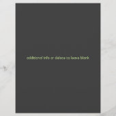 ロータス ヘルス アンド ウェルネス フライヤー (裏面)