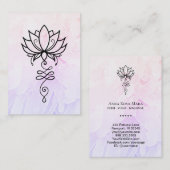 *～*ロータス・ペニー・ニルバーナの神聖な幾何学 名刺 (正面/裏面)