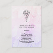 *～*ロータス・ペニー・ニルバーナの神聖な幾何学 名刺 (裏面)