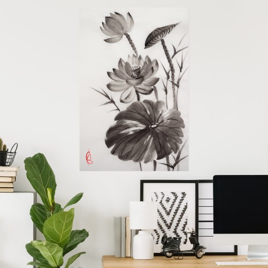 ロータス ポスター (ホームオフィス)