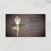 ロータス | ヨガスタジオ | インストラクター 名刺 (正面)