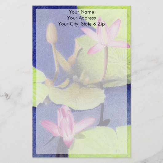 ロータス 便箋 (正面)