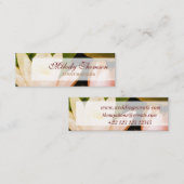 ロータス,名刺,サイズ:ミニ, 7.6センチx 2.5センチ スキニー名刺 (正面/裏面)