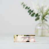 ロータス,名刺,サイズ:ミニ, 7.6センチx 2.5センチ スキニー名刺 (スタンド正面)