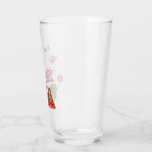 ロータス、新郎新婦写真 タンブラーグラス (左)