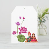 ロータス、新郎新婦 サンキューカード (スタンド正面)