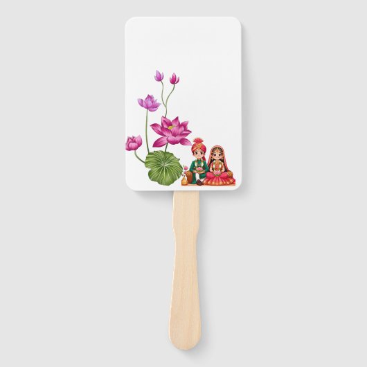 ロータス、新郎新婦 ハンドファン (正面)