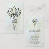 *～*ロータス・霊気・グラデーションニルバナの聖なる幾何学 名刺 (正面/裏面)