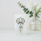 *～*ロータス・霊気・グラデーションニルバナの聖なる幾何学 名刺 (スタンド正面)