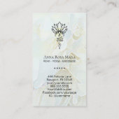 *～*ロータス・霊気・グラデーションニルバナの聖なる幾何学 名刺 (裏面)