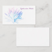 ロータス,霊気,スピリチュアル,水彩名刺 名刺 (正面/裏面)