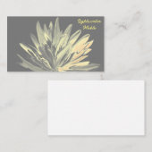 ロータス，霊気,スピリチュアル，水彩名刺 名刺 (正面/裏面)