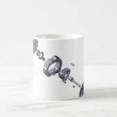 ロータリーエンジンのマグ コーヒーマグカップ (中央)