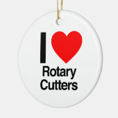 ロータリーカッターが大好き セラミックオーナメント (左)