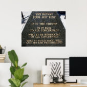 ロータリー四方試験 ポスター (ホームオフィス)