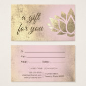 ロータロゴギフトカード (正面&裏面)