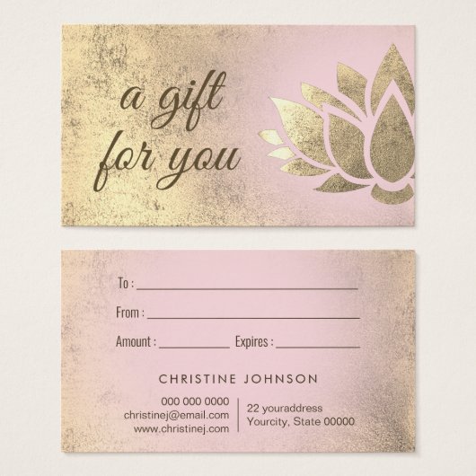 ロータロゴギフトカード (正面&裏面)