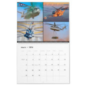 ローターに気をつけろ! – 米国軍隊回転翼航空機モンタージュ カレンダー (3月 2026)