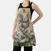 ローターガーデンフラワーバタフライアート エプロン (インサイチュ)