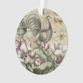 ローターガーデンフラワーバタフライアート オーナメント (正面)