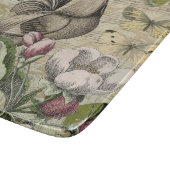 ローターガーデンフラワーバタフライアート カッティングボード (角)