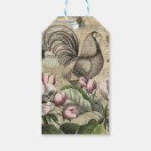 ローターガーデンフラワーバタフライアート ギフトタグ (裏面)