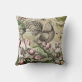 ローターガーデンフラワーバタフライアート クッション (裏面)