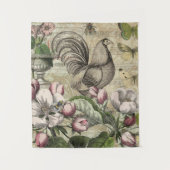 ローターガーデンフラワーバタフライアート タペストリー (正面)