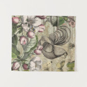 ローターガーデンフラワーバタフライアート タペストリー (正面(横))