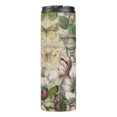 ローターガーデンフラワーバタフライアート タンブラー (裏面)